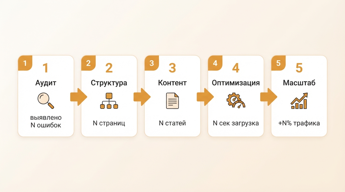 Пять слоёв проекта держат друг друга, верхний — масштаб